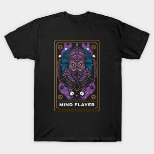 Mind Flayer Tarot Card T-Shirt